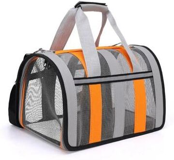 Uplift Essentials Portable Breathable Summer Pet Carrier Bag orange s