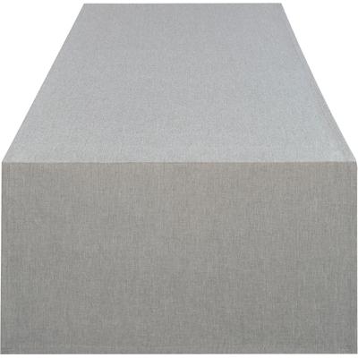 Tischläufer DELINDO LIFESTYLE "WIEN" Gr. 1, grau, B:140cm L:40cm, Polyester, Tischdecken, Fleckabweisend, pflegeleicht, 180 g/m²