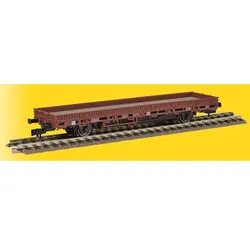 Viessmann 2310 Spur H0 Niederbordwagen mit Antrieb, braun, Funktionsmodell für Zweileitersysteme