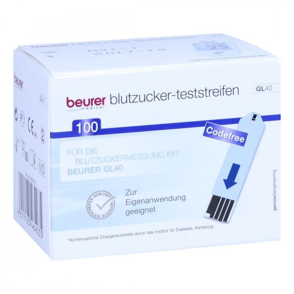 BEURER GmbH Beurer Gl40 Blutzuckerteststreifen 09929683