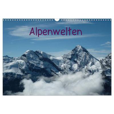 Alpenwelten (Wandkalender 2027 DIN A3 quer), CALVENDO Monatskalender