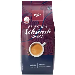 Käfer Kaffeebohnen Selektion Schümli Crema 1,0 kg