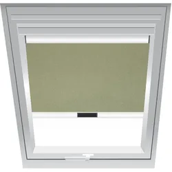 Roto Verdunklungsrollo Braunbeige 1-V04, 85x112 cm (8/11), 845 SR Holz,Aluminiumschiene,Manuell,Roto