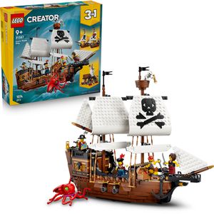 LEGO Creator 3in1 31387 Legendäres Piratenschiff, ab 9 Jahre, 1.074 Teile