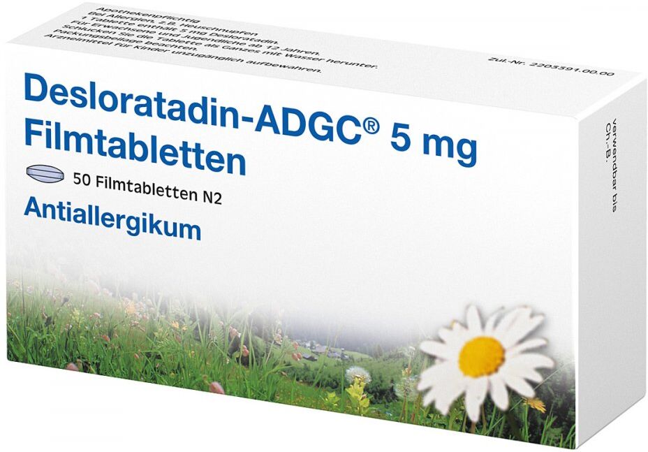 Desloratadin ADGC 5 Mg Filmtabletten