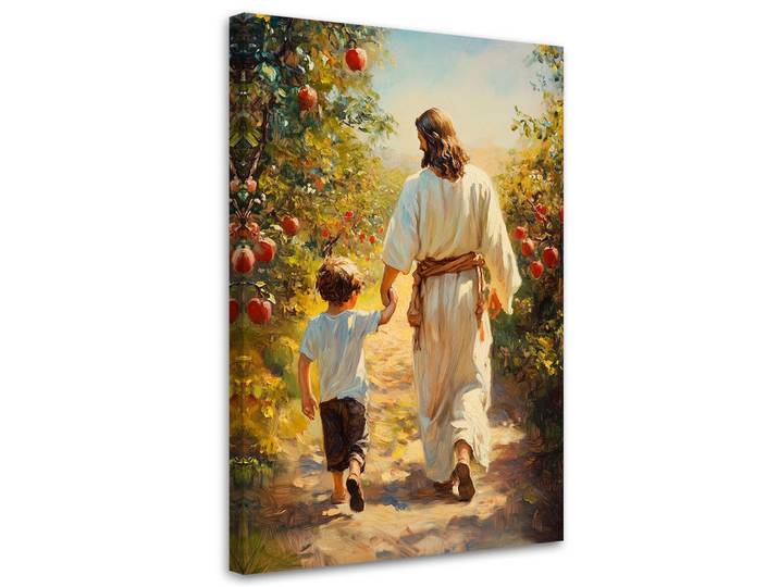 Feeby Leinwandbild Künstlerische und religiöse Werke 80x120cm, Grün, Religion/Spiritualität, Rechteckig, 80x120 cm, Bilder & Rahmen, Bilder, Leinwandbilder