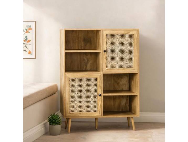 Servers and Sideboards and with Chêne Panneaux De Particules and 35.4 x 12.8 x 47.2 in