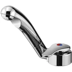 Reich Samba Hochglanz Einhebelmischer Wasserhahn mit UniQuick Chrom