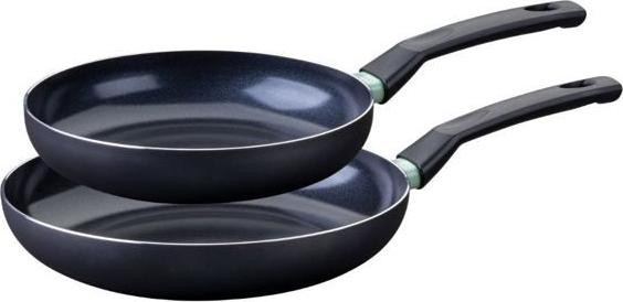 Fackelmann Brandao Set van 2 koekenpannen met keramische anti-aanbaklaag, 24 en 28 cm