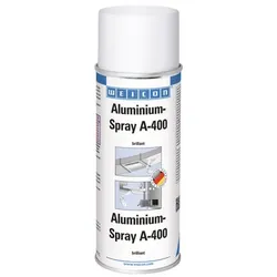 Aluminium-Spray A-400 brillant | hochwertiger Schutz gegen Rost und Korrosion | 400 ml