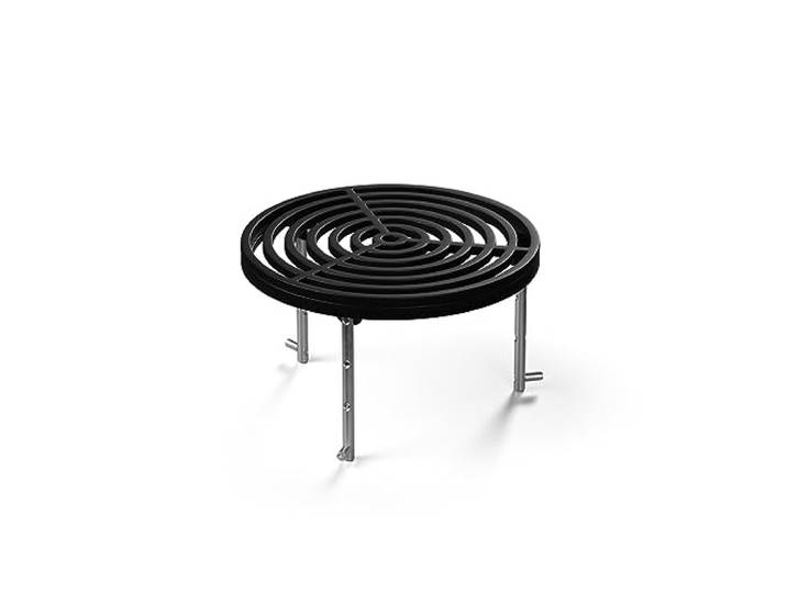 höfats - Bowl 70 Sear Grate - Gussrost Ø 31 für zusätzliche Grillfläche auf Bowl 70 mit Plancha Ring - Grillplatte höhenverstellbar, sicherer Stand Dank Dreipunktauflage - inkl. Hebewerkzeug