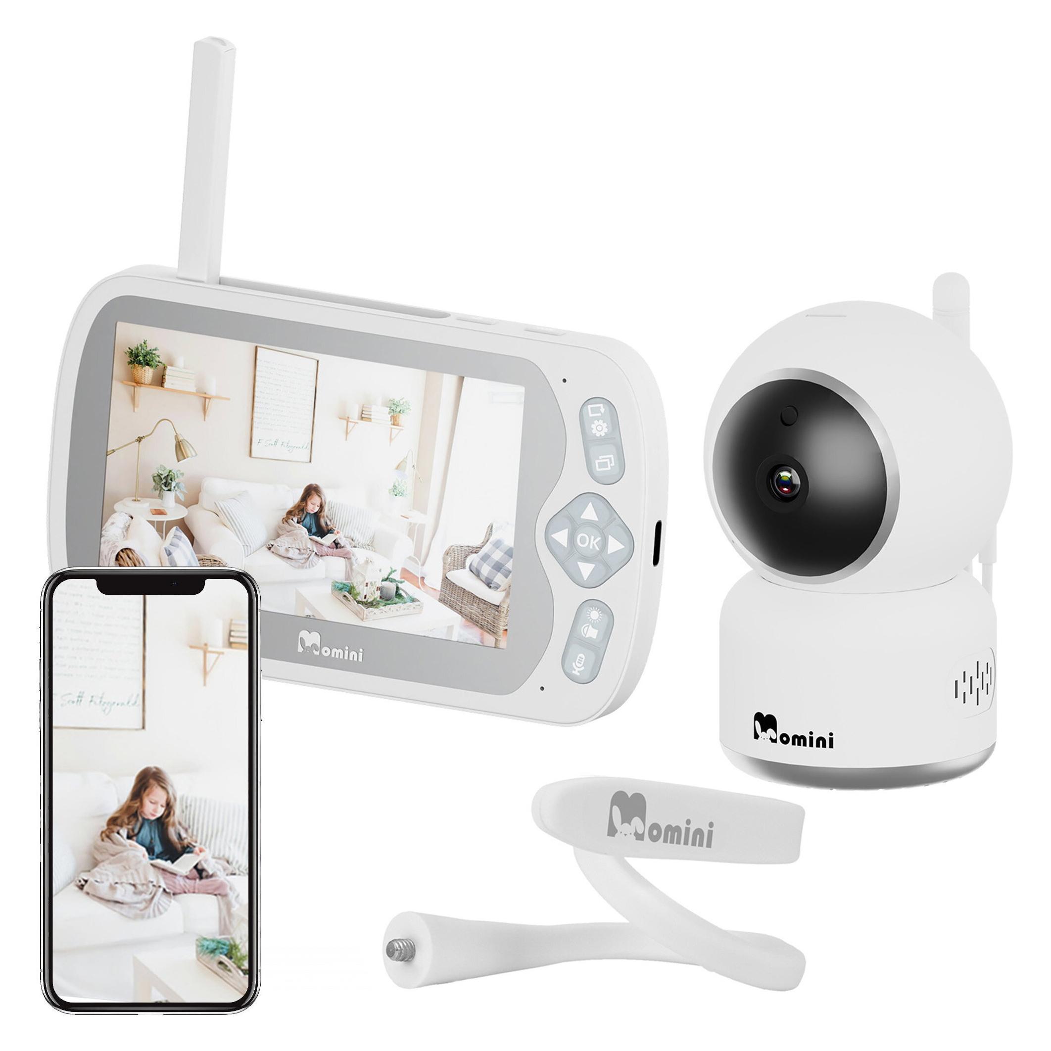 Momini BlissEye Babymonitor mit 1 FullHD Kamera (Babyphone mit Kamera, 300 m) (BLISSEYE)