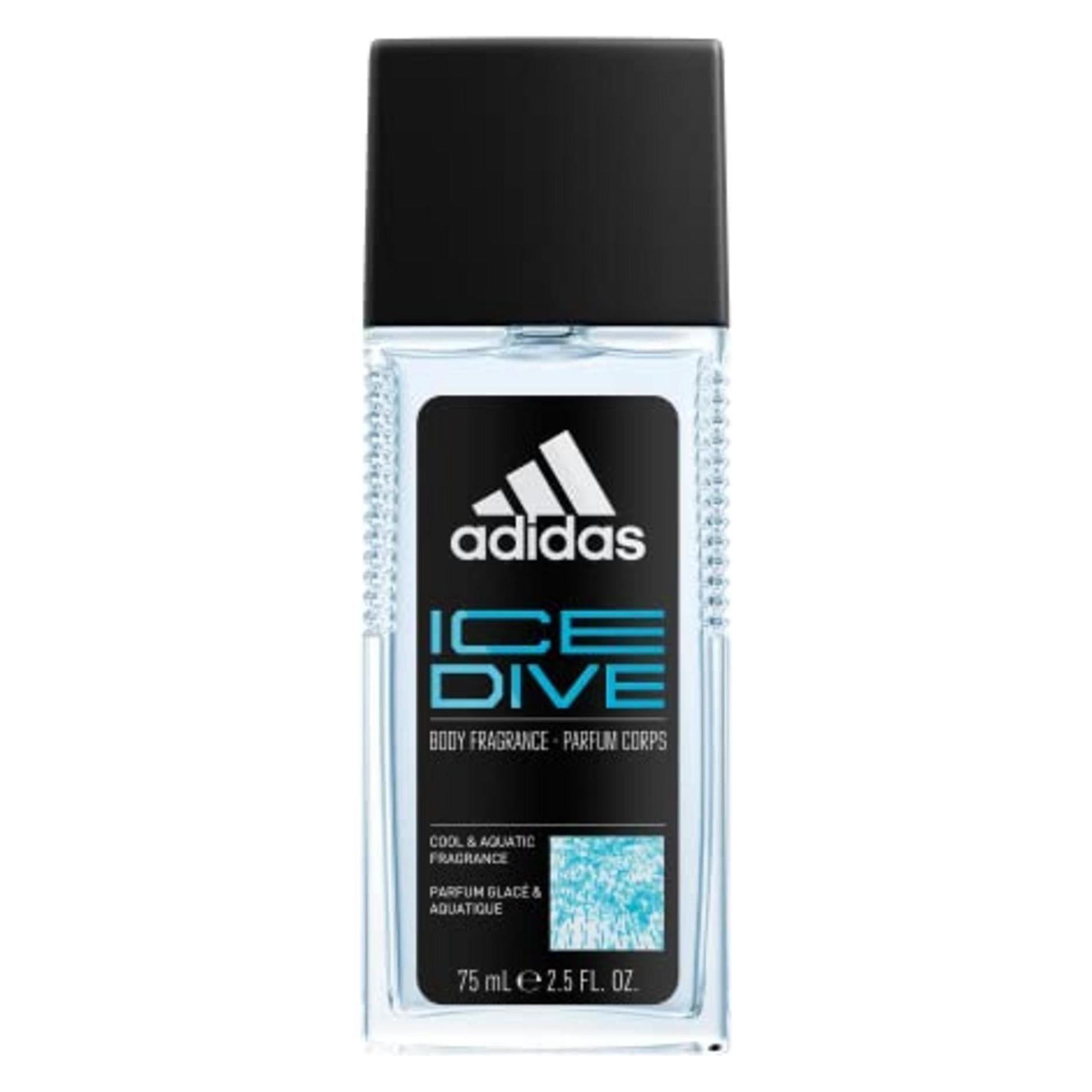 Adidas Ice Dive Body Fragrance for Men 2.5 fl oz (Spray, 75 ml) (35784322)