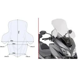 Givi, Motorrad Zubehör, Suzuki Burgman 400 (2017 à 2020)