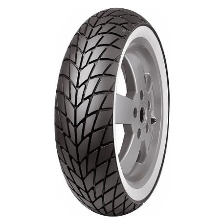 Mitas (70000692) Opona skuter/moped 120/70-10 TL/TT 54L MC-20 MONSUM Przód/Tył WW (BIAŁY BOK) (1207010 OSMT 54L MC20M)