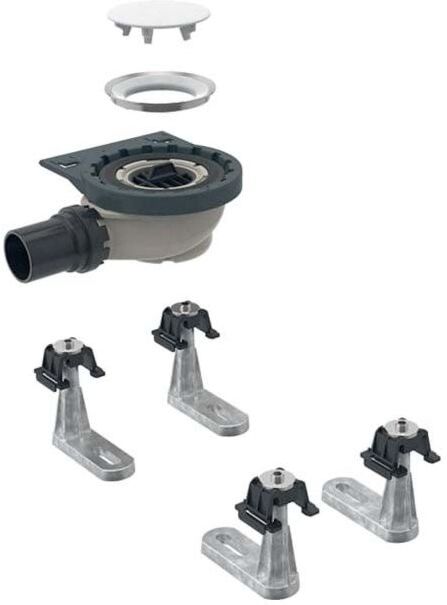 Geberit Setaplano Duschwannenablauf 154010001 mit 4x Füßen, 50 cm