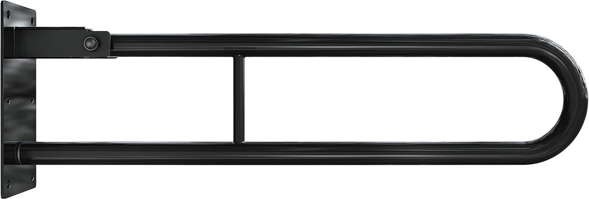 Wandsteun Handgreep Zwart van Robuust Staal, 50 cm