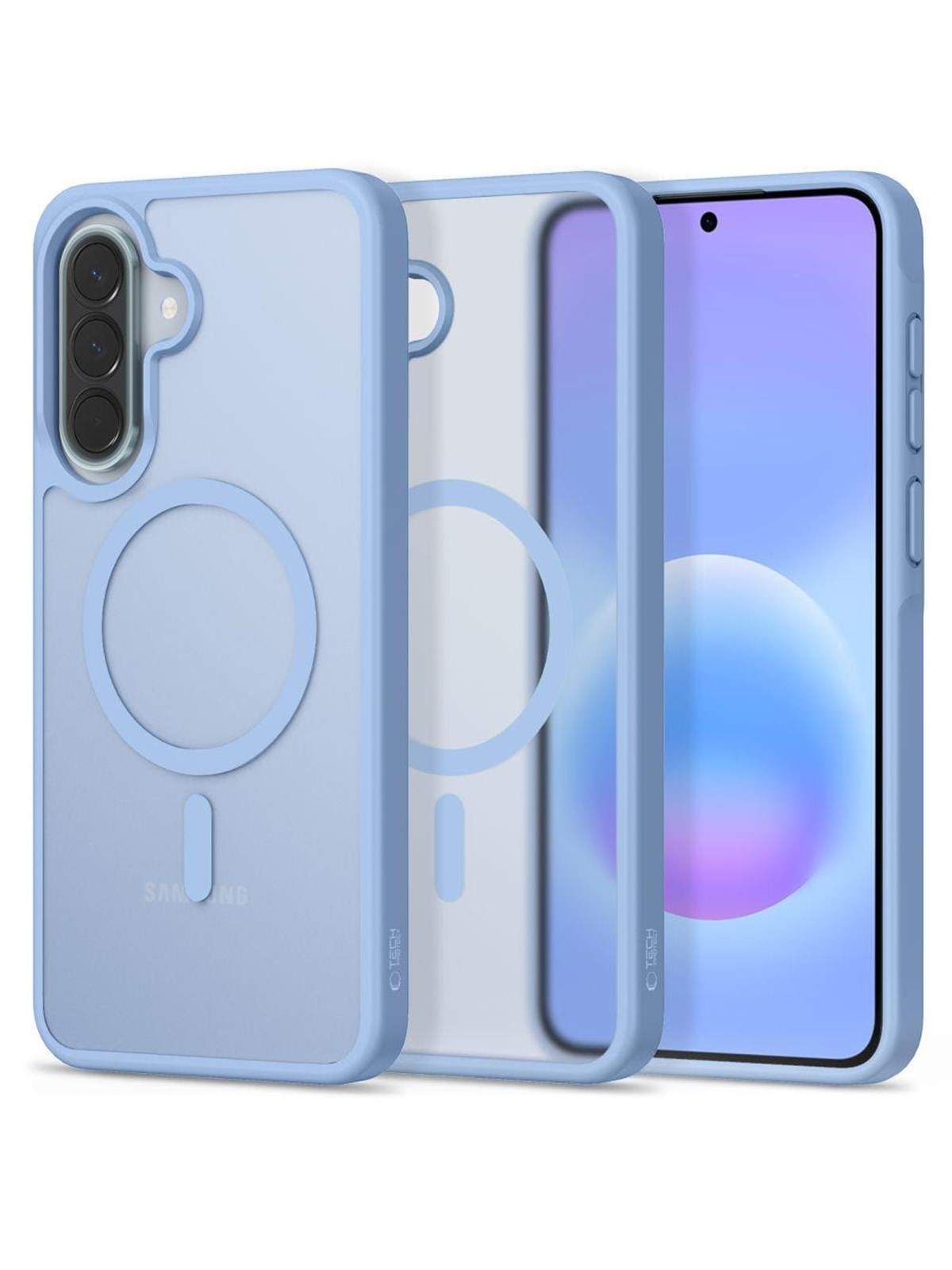 Tech-Protect Magmat MagSafe Case for Samsung Galaxy A57 5G - Matte Blue