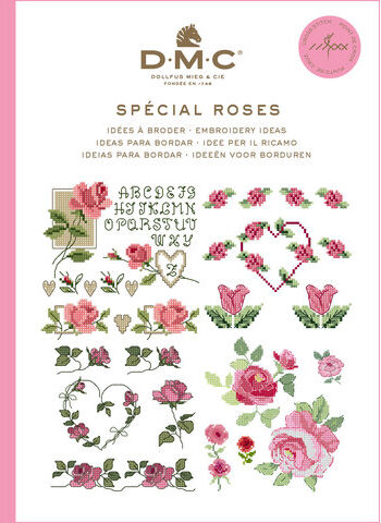 Stickvorlage Heft "Rosen"