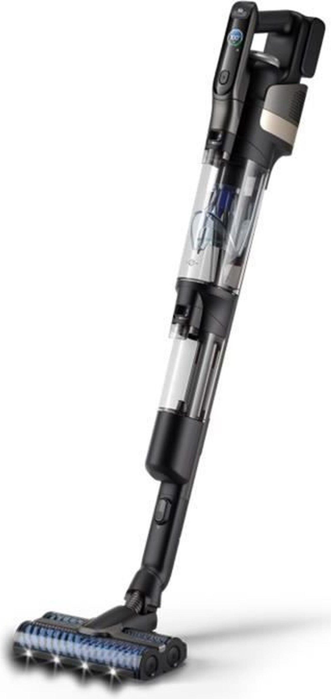 Philips 9000 Series Kabelloser AquaTrio Nass- und Trockensauger, 2-in-1-Stabstaubsauger, Beutellos, Schwarz, Kunststoff, Trocken&Nass, Zyklonal