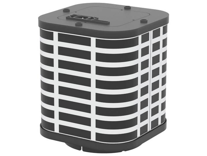 Oranier Dunstabzugsfilter, Schwarz, Edelstahlfarben, Metall, Kunststoff, 20.4x22.0x20.4 cm, Plasma-Filter, Küchen, Küchenelektrogeräte, Dunstabzugshauben