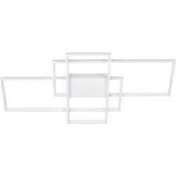 Nova Luce, Deckenleuchte, CLEA LED Deckenleuchte Weiss 58W Steuerbare Lichtfarbe 100x50,7x8,5cm dimmbar 9756721