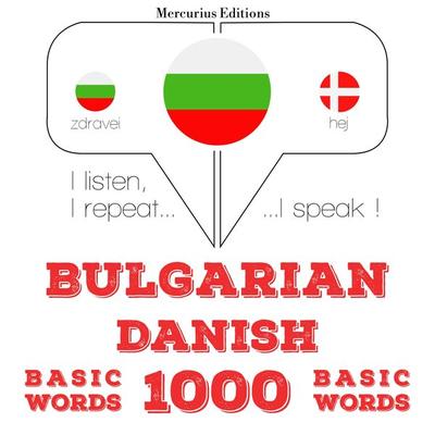 1000 essential words in Danish - JM Gardner, Audio, 9782821145689