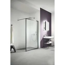 Kermi Walk-In XD Duschwand WW4 Dark Edition - Duschkabine