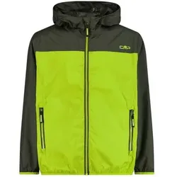 Campagnolo Kinder Regenjacken lg.Arm Ki KID JACKET RAIN FIX HOOD, Größe 128 in Schwarz Schwarz