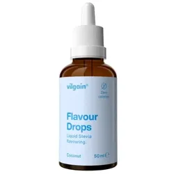 VILGAIN Flavour Drops Kokosnuss | 50 ml Flasche