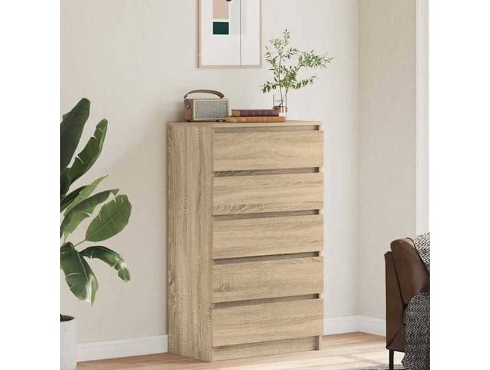 Commode/Buffet contemporain chêne sonoma 60x36x103 cm Bois d'ingénierie LL0000188162
