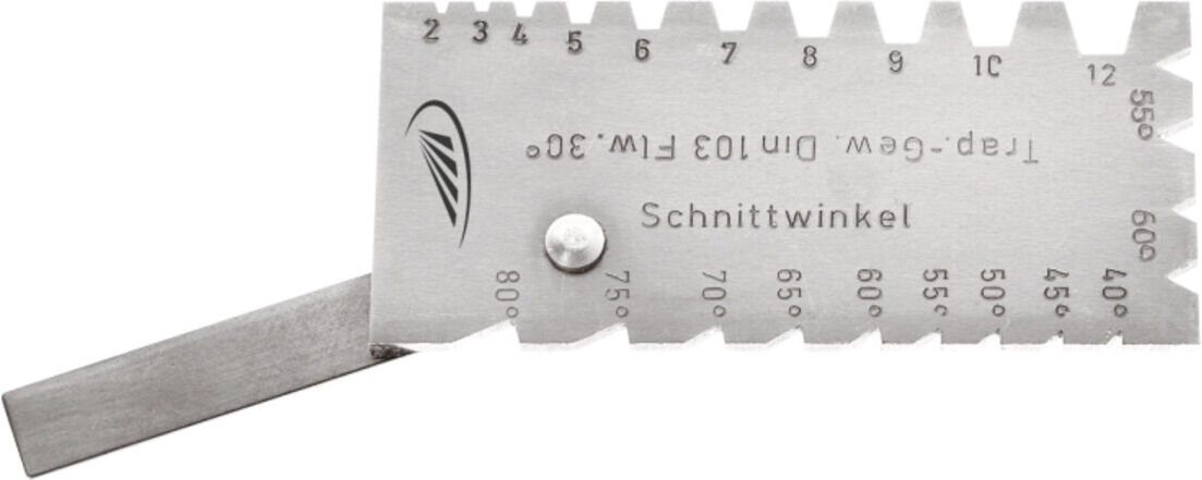 Helios-Preisser Komb. Dreh-u. Gewinde- stahllehre m.Ansch. 90x40x2mm (0580111)