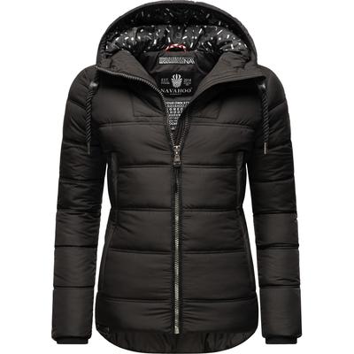 Steppjacke NAVAHOO "Renesmee", Damen, Gr. XS (34), schwarz, Oberstoff: 100% Polyester. Futter: 100% Polyester. Wattierung: 100% Polyester. Ärmelfutter: 100% Polyester, figurbetont hüftlang, hoch geschlossener Ausschnitt, verstellbar...