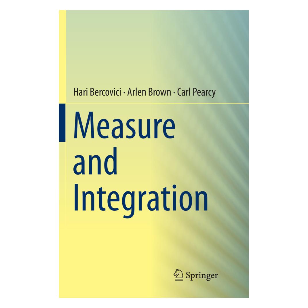 Springer Measure and Integration (Englisch, Softcover, Arlen Brown, Carl Pearcy, Hari Bercovici) (56002208)