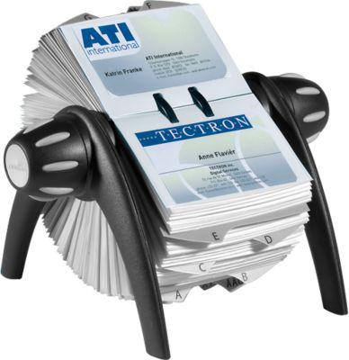Durable Rollkartei Visifix-Flip, für 400 Karten, schwarz