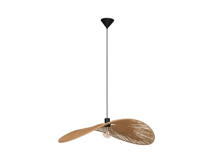 EGLO Hängeleuchte Siruela, dimmbar, braun / rost, für Wohn- / Esszimmer, Papier / Lunolit / Lunopal