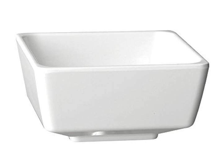 APS 83912 Float vierkante schaal Melamine, 90 mm x 90 mm, wit
