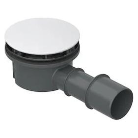 Bette Compact + garniture d'écoulement, latéral, débit d'écoulement 0,5 l/s, blanc avec sense (Ablaufgarnitur) (B568-000AX)