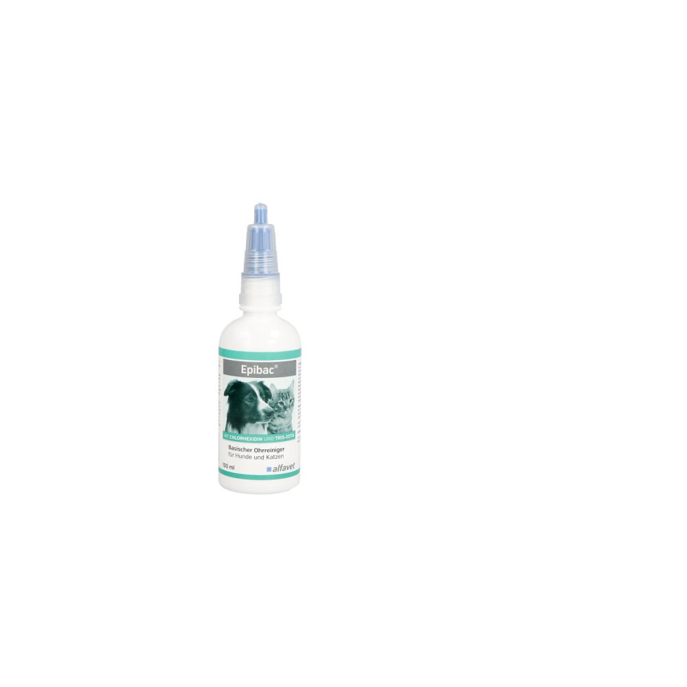 alfavet Tierarzneimittel GmbH Epibac basischer Ohrreiniger Lösung für hunde/katzen 13501011