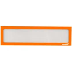 Ultradex, Informationsschild, Infotasche magnetisch für Überschriften A4quer/A3hoch orange VE=1 Stück