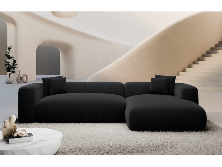 Couch Alcudia L-Form in Stoff