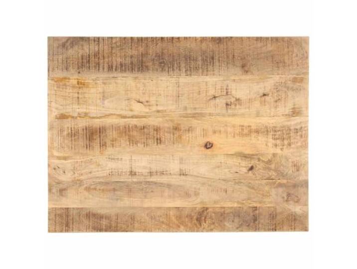 HEFZGDB Massivholz Tischplatte Mango 90x60 cm 25-27 mm Dicke Industrieller Look Tropisches Hartholz Langlebig Einfache Reinigung Rustikaler Charme Für Wohnbereich Gewerbliche Nutzung