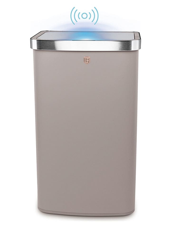 Berlinger Haus Sensor-Mülleimer "Taupe Collection" in Taupe - 60 l - onesize