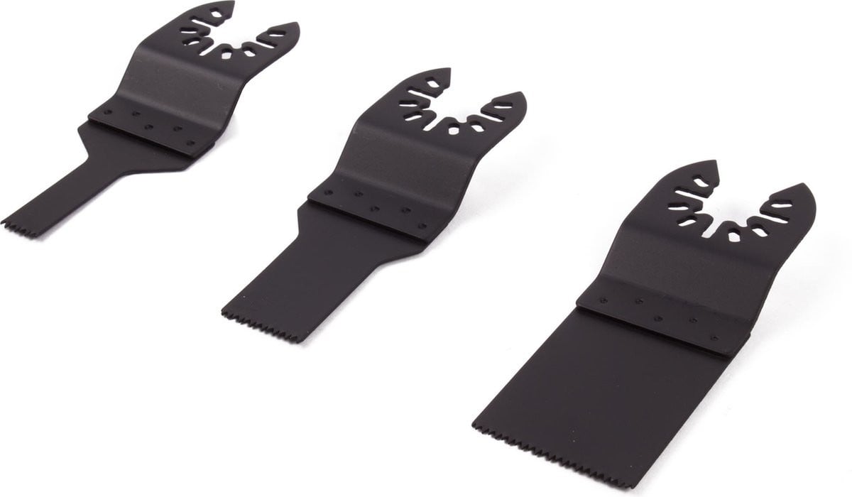Hofftech Multitool Zaagblad Set voor Hout en Metaal - Zwart