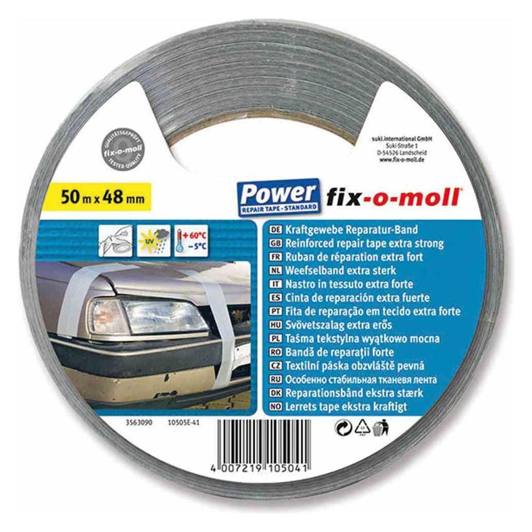 Fix-o-moll Power-Band silber, 50 m, 48 mm standard (48 mm) (3563090)