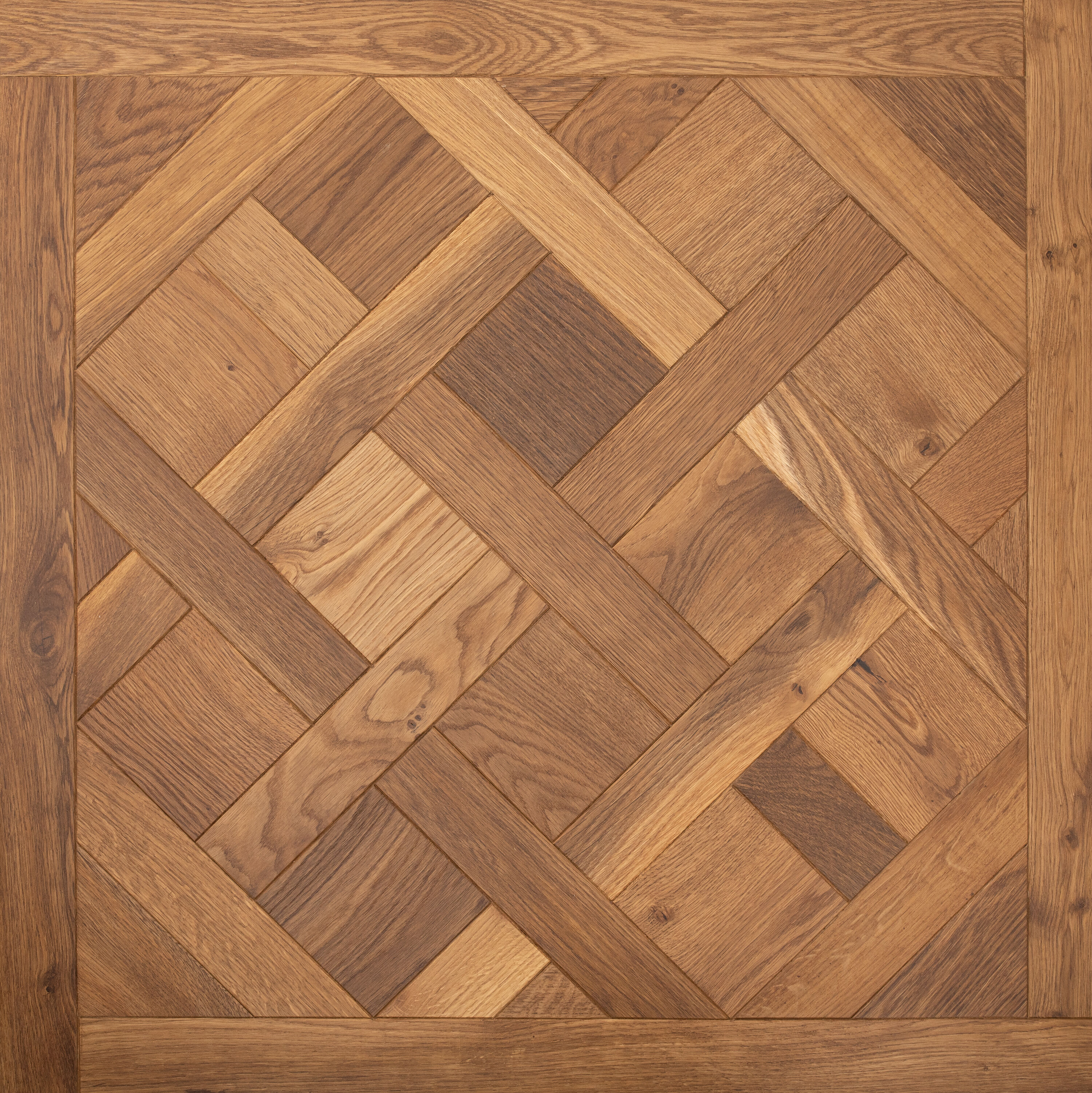 Luxury Flooring Versailles Dark Engineered Oak Brushed & Oiled & Smoked Flooring - 20mm x 800mm x 800mm