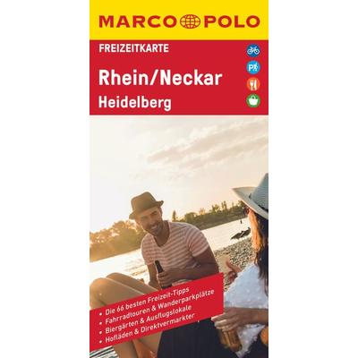 MARCO POLO Freizeitkarte 35 Rhein, Neckar, Heidelberg 1:100.000, Sonstige von Marco Polo Verlag, MairDuMont, 978-3-8297-4375-4