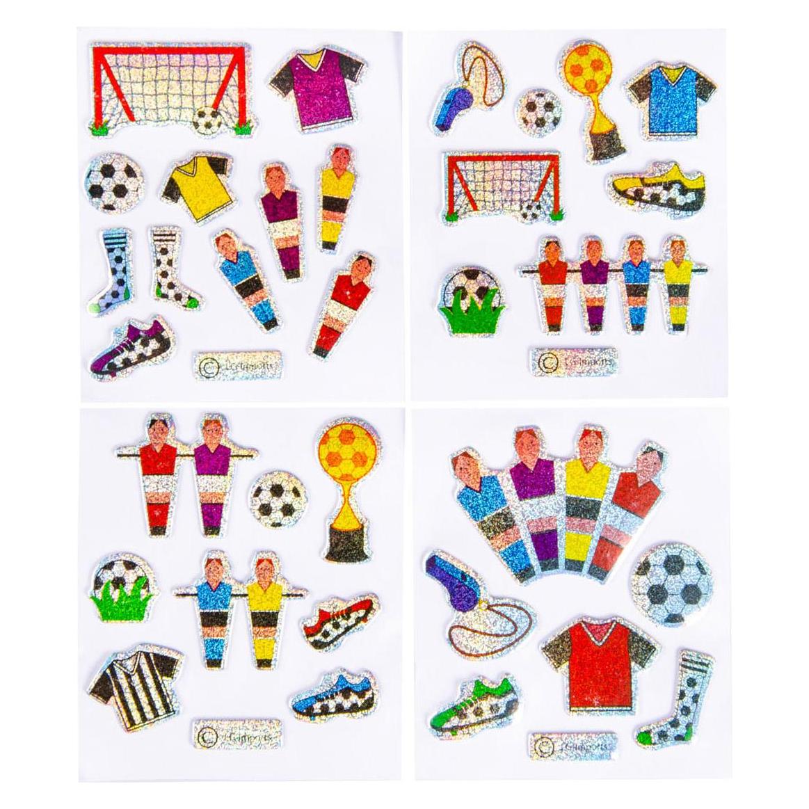 LG-Imports Aufkleber Fussball glitzernd (37133193)