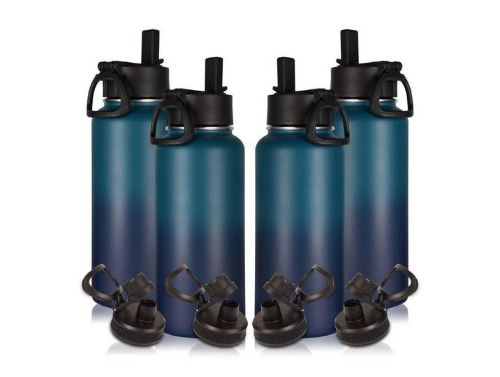 LuxusKollektion Isolierflasche Edelstahl Trinkflasche 1 Liter