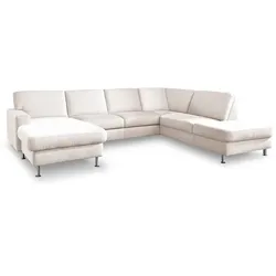 ComfortPlan Wohnlandschaft Nashville Mikrofaser Beige Creme